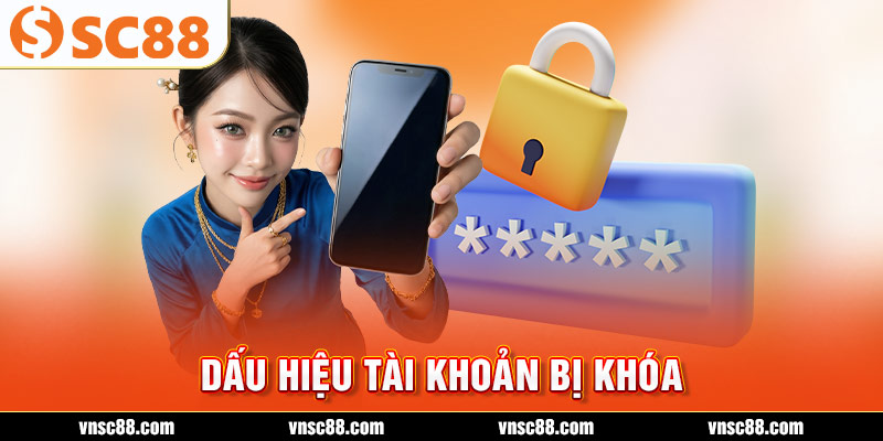 Dấu hiệu tài khoản bị khóa